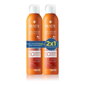Spray protecție solară copii, Rilastil, Sun System, SPF 50+, 200 ml x 2