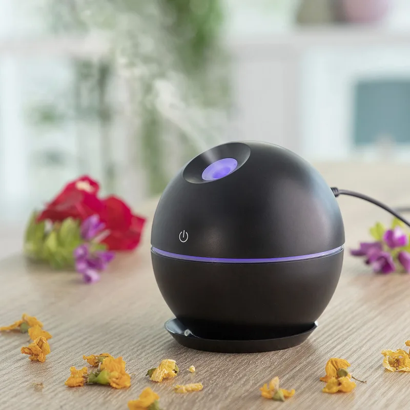 Umidificator Mini, InnovaGoods, negru, 130 ml VISION TRADING — preț și oferte