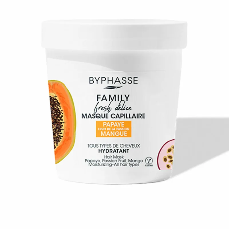 Masca de păr, Byphasse, Family Fresh Delice, papaya mango fructul pasiunii, 250 ml — preț și oferte