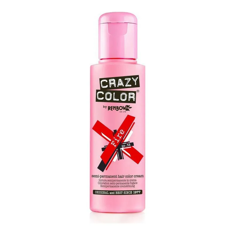 Vopsea semi-permanentă, Crazy Color, Fire, 100 ml — preț și oferte