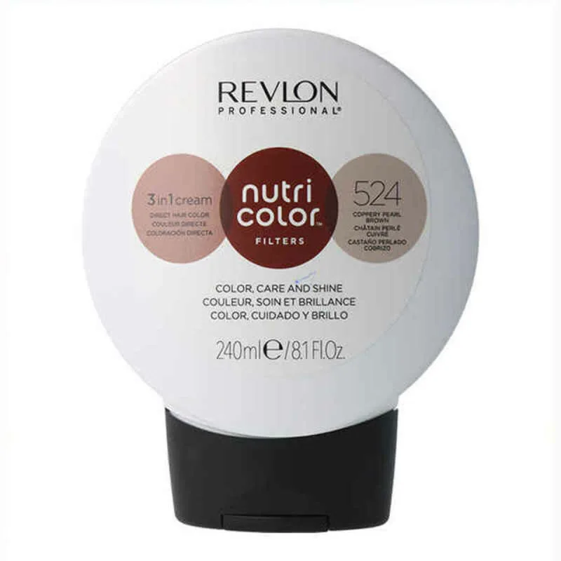 Vopsea permanentă păr Revlon Nutri Color 524 Castaniu Cupru 240 ml — preț și oferte