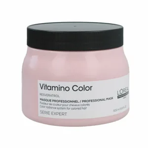 Masca de păr L'Oreal, Vitamino Color, par vopsit, 500 ml