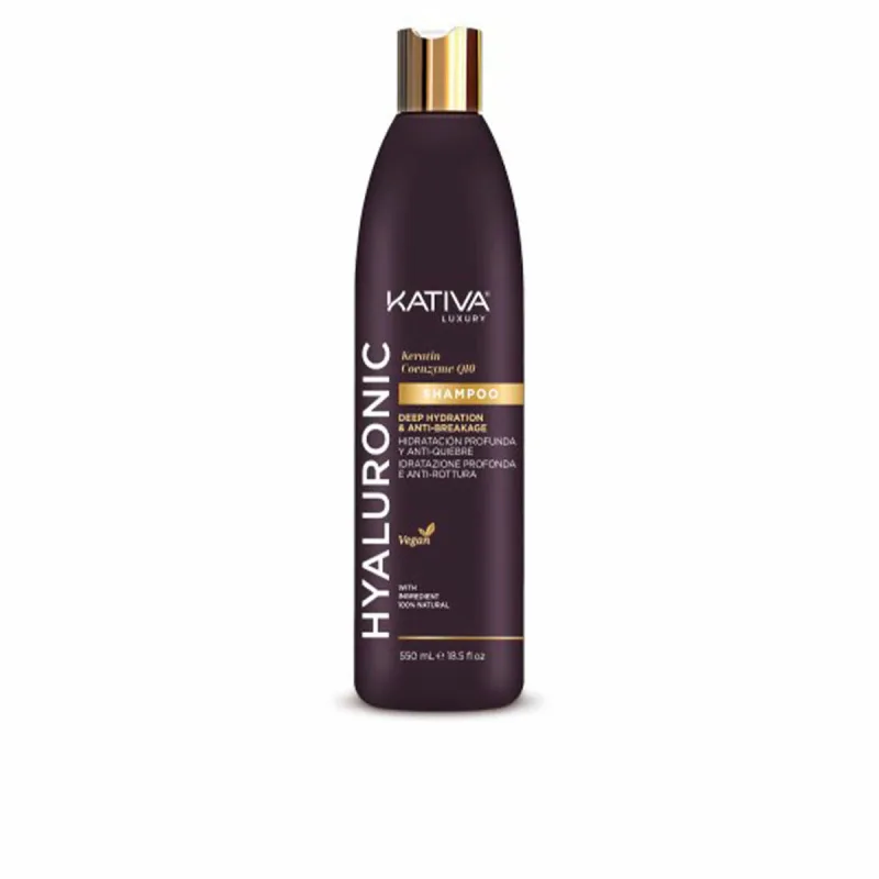 Șampon, Kativa, Hyaluronic Coenzyme Q10, keratină, 550 ml — preț și oferte