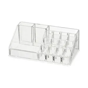 Organizator machiaj, Confortime, 22,3 x 12,7 x 8 cm, transparent