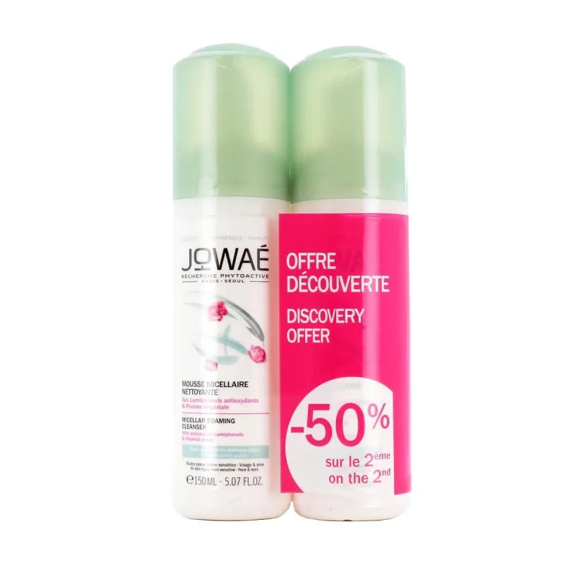Spumă de Curățare Jowaé, Micelară, set 2 x 150 ml Castey — preț și oferte