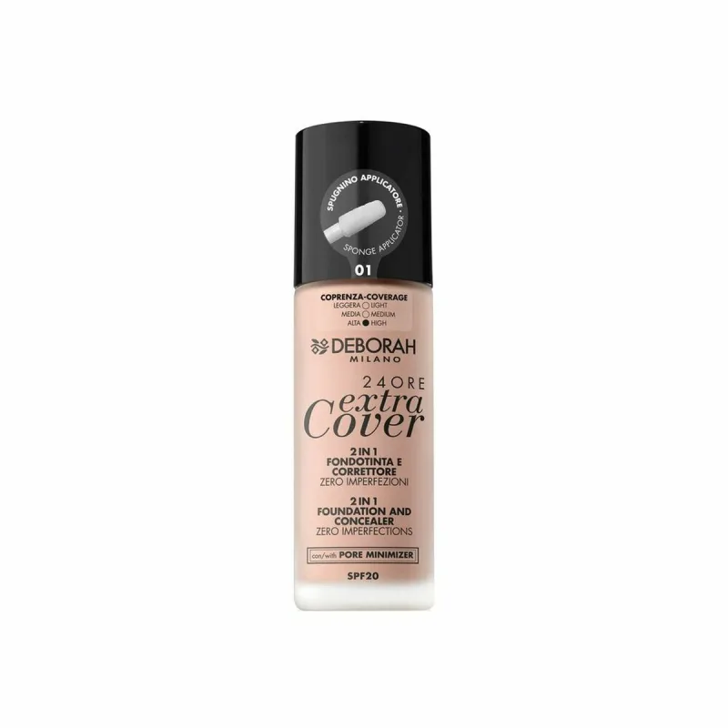 Fond de ten, Deborah, Crème Make-up Base 24 Ore, bej — preț și oferte