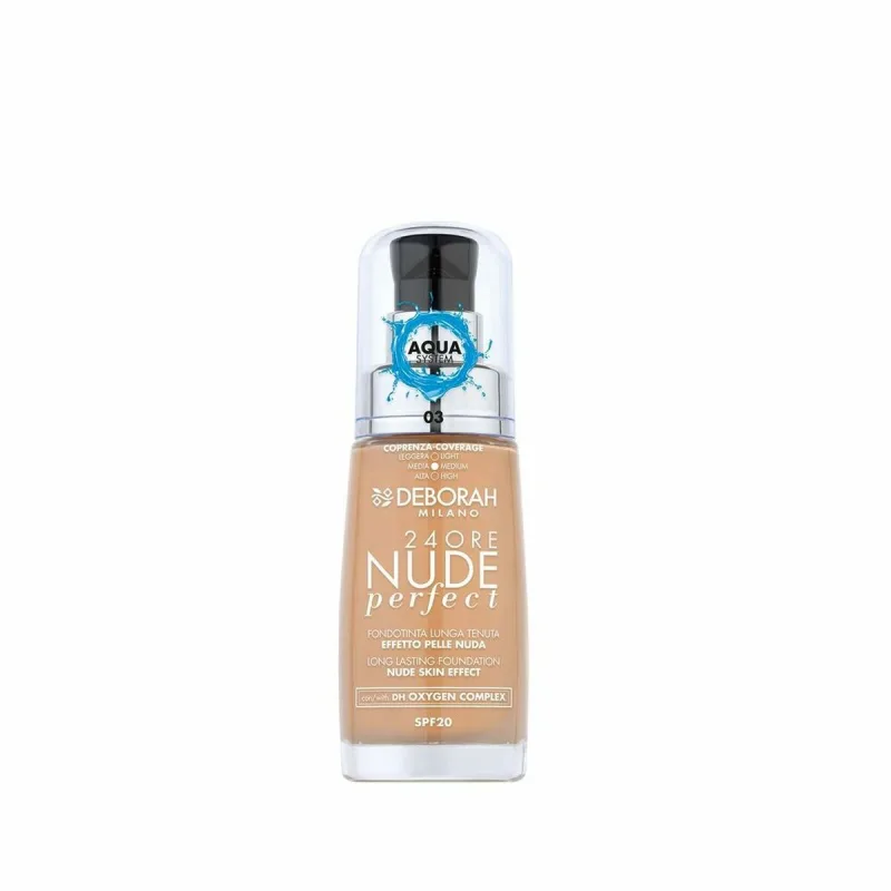 Fond de ten, Deborah, 24 Ore, Spf 20, crem — preț și oferte
