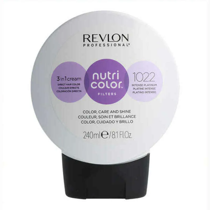 Vopsea permanentă păr, Revlon, Nutri Color 1022, platina, 240 ml — preț și oferte