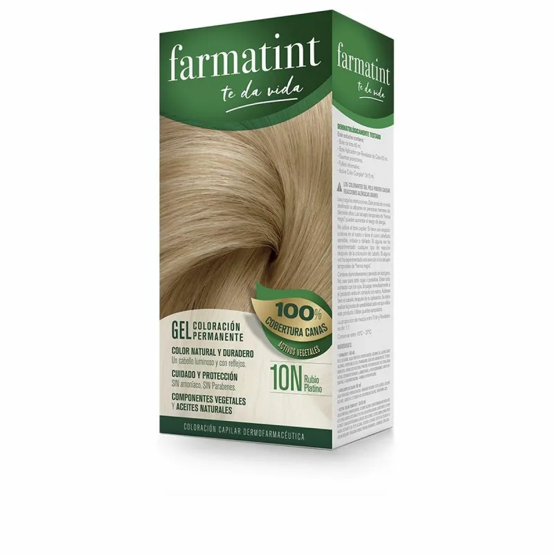 Vopsea păr, Farmatint, gel, blond platinat — preț și oferte