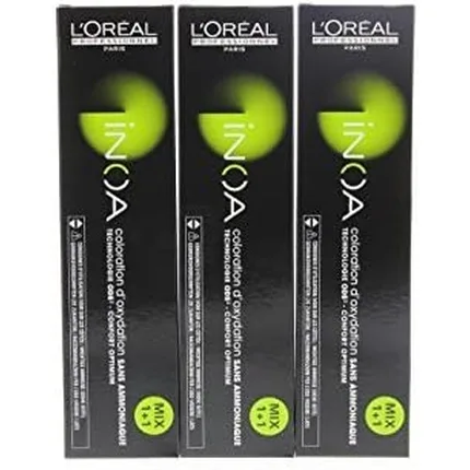 Vopsea păr L'Oreal Professionnel Paris Inoa, fără amoniac, 60 ml, negru — preț și oferte