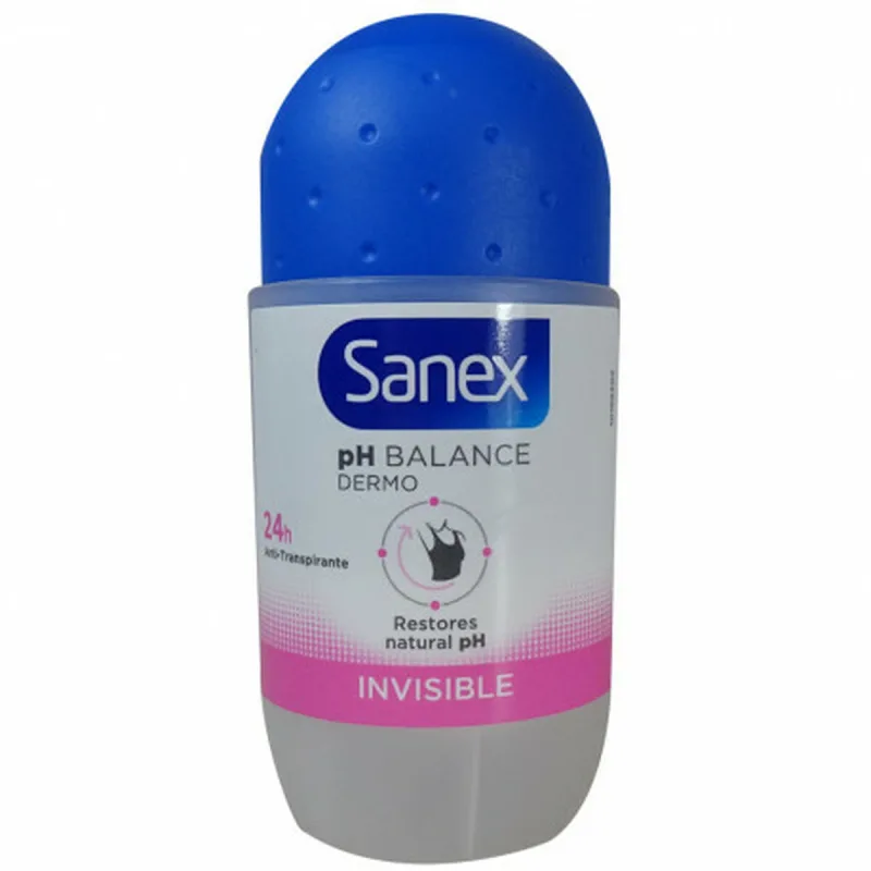 Deodorant Roll-On, Sanex, Invisible, 50ml, antiperspirant — preț și oferte