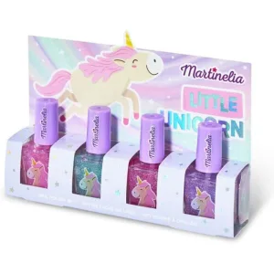 Lac de unghii, Martinelia, Little Unicorn, multicolor, set 4 piese