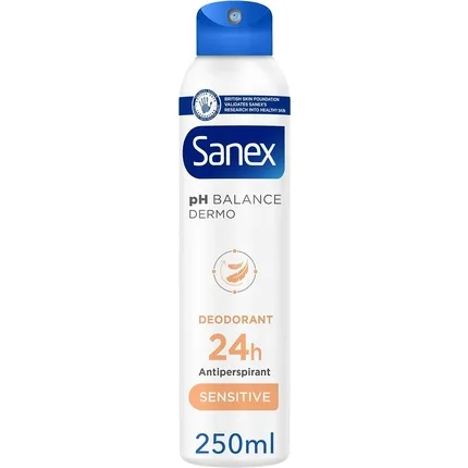 Spray Deodorant Sanex Dermo Sensitive, 250 ml, alb — preț și oferte