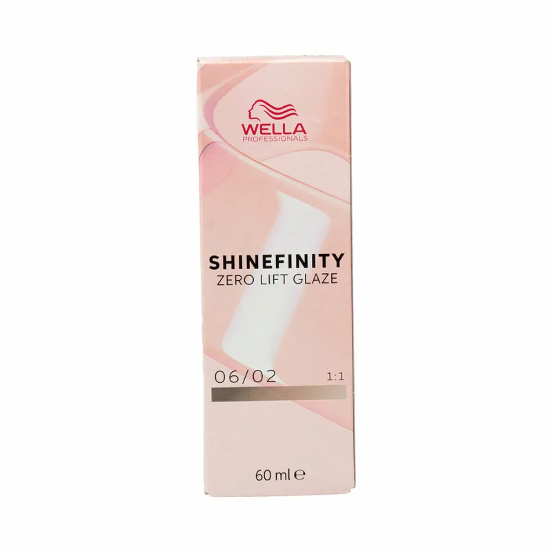 Vopsea permanentă păr, Wella, Shinefinity Nº 06/02, 60 ml — preț și oferte
