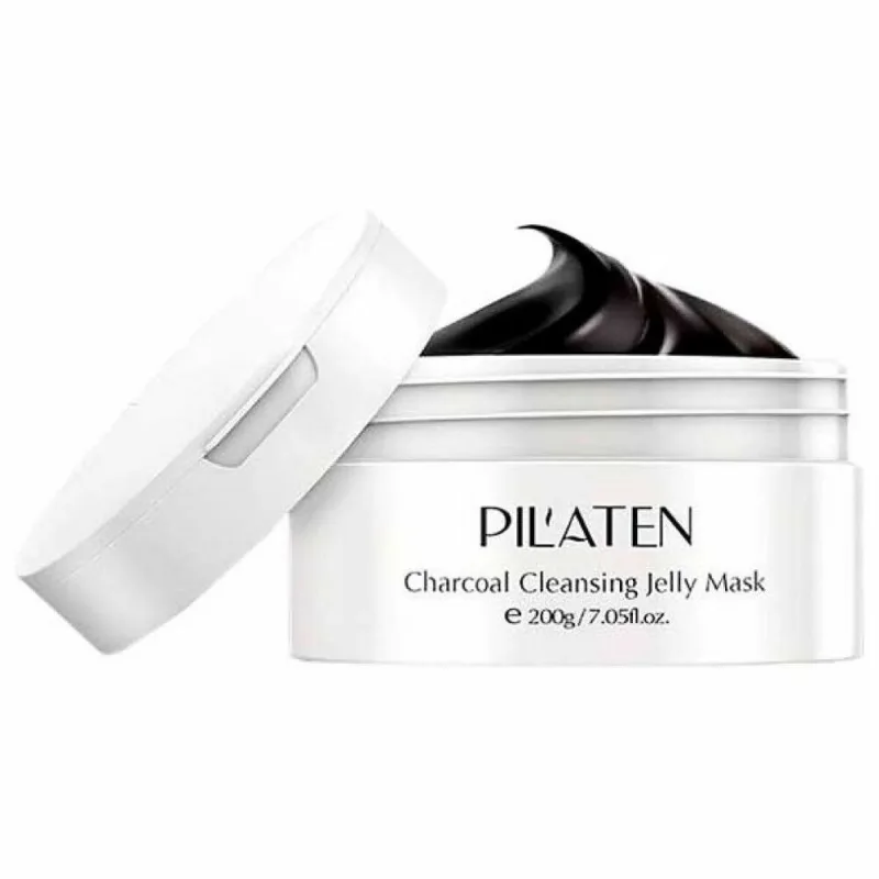 Mască facială, Pilaten, Jelly, cărbune, 200 ml — preț și oferte