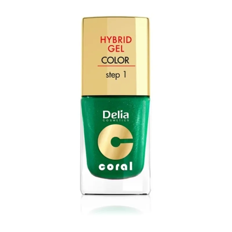 DELIA Oja Hybrid Coral nr. 010 verde, 11 ml DELIA COSMECTICS POLONIA — preț și oferte