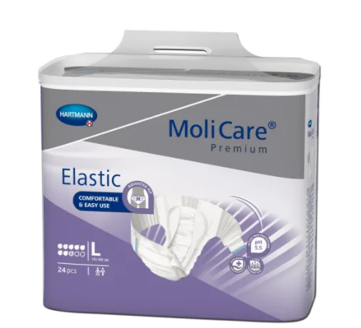 Scutece HartMann MoliCare Premium Elastic 8 pic L x 24 buc — preț și oferte
