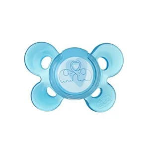 Suzeta silicon, forma anatomica, 6-12 luni, bleu Physio Comfort, Chicco