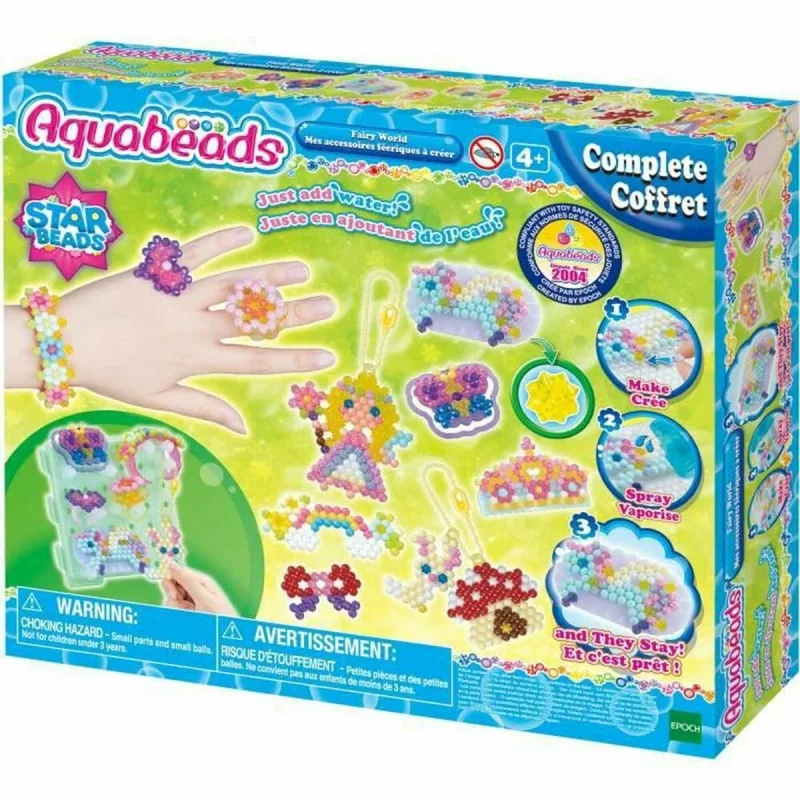 Mărgele de sticlă, Aquabeads, mărimi variate, colorate Unknown — preț și oferte
