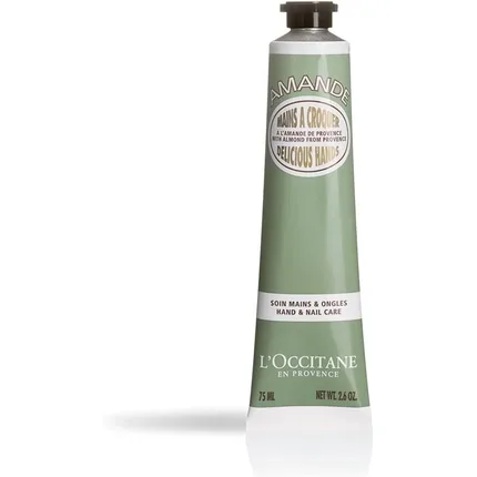 Cremă de mâini, L'Occitane, 75 ml, alb, migdale — preț și oferte