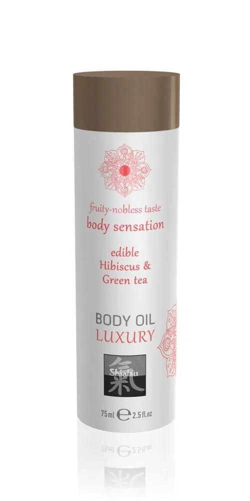 Ulei de corp, Shiatsu, Hibiscus și Ceai Verde, 75ml — preț și oferte