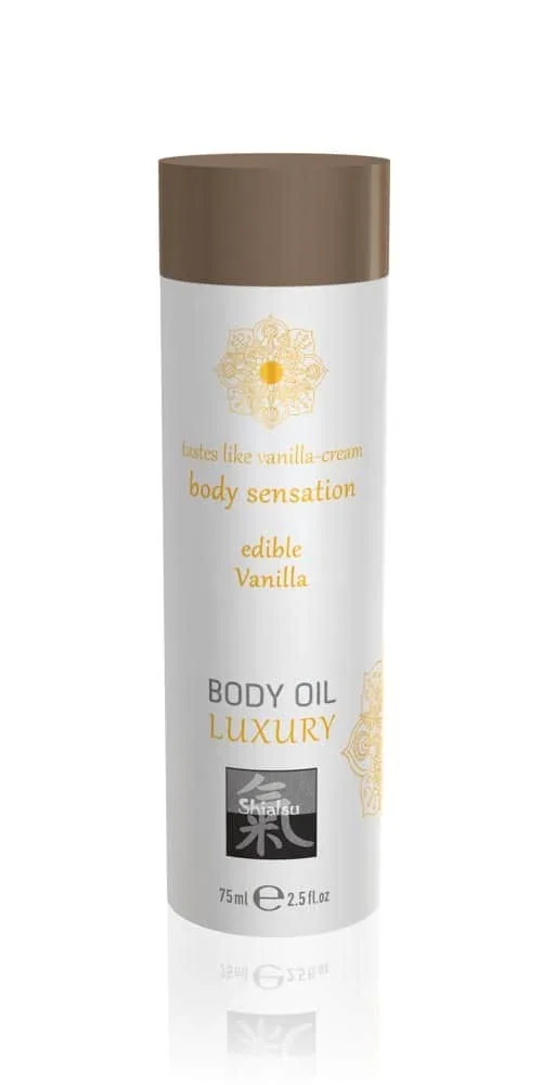 Ulei de masaj, Shiatsu, Luxury Edible, vanilie — preț și oferte