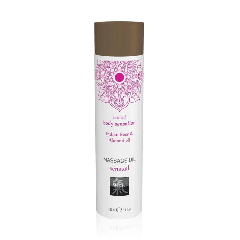 Ulei masaj, Shiatsu, Sensual, trandafir indian, migdale, 100ml — preț și oferte
