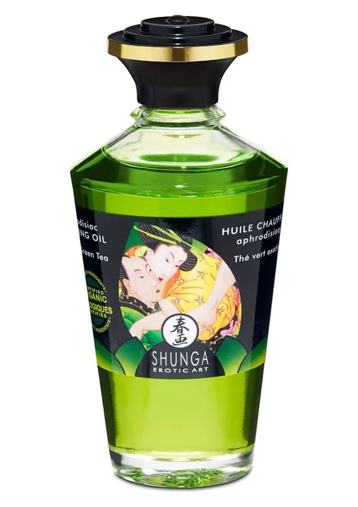 Ulei afrodiziac, Shunga, Exotic Green Tea, 100 ml — preț și oferte
