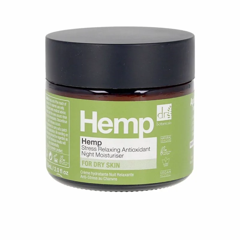 Cremă antirid, Dr Botanicals, Hemp, 60 ml, vegan — preț și oferte