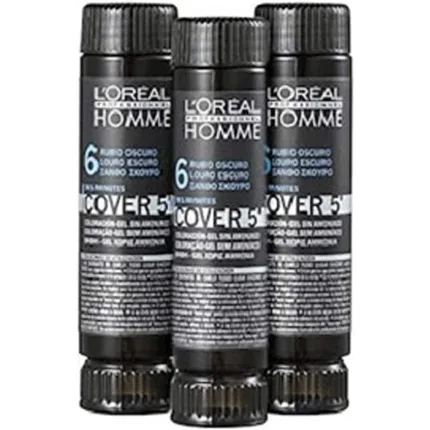 Vopsea semi-permanentă, L'Oréal Professionnel, Homme Cover 5, maro deschis — preț și oferte