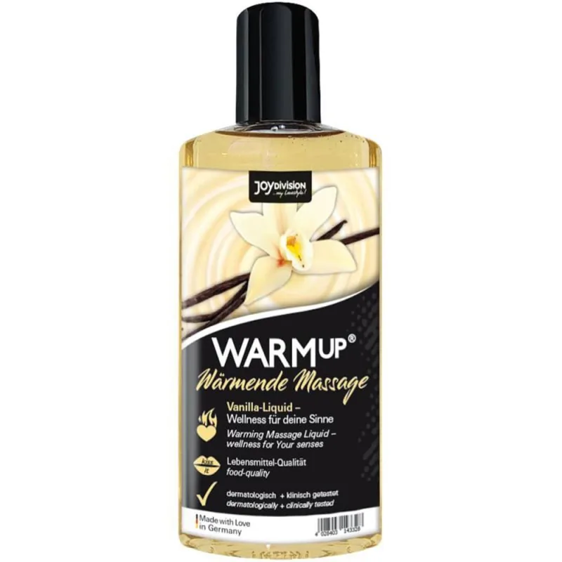 Ulei masaj, Joydivision, WARMup, 150 ml, vanilie — preț și oferte
