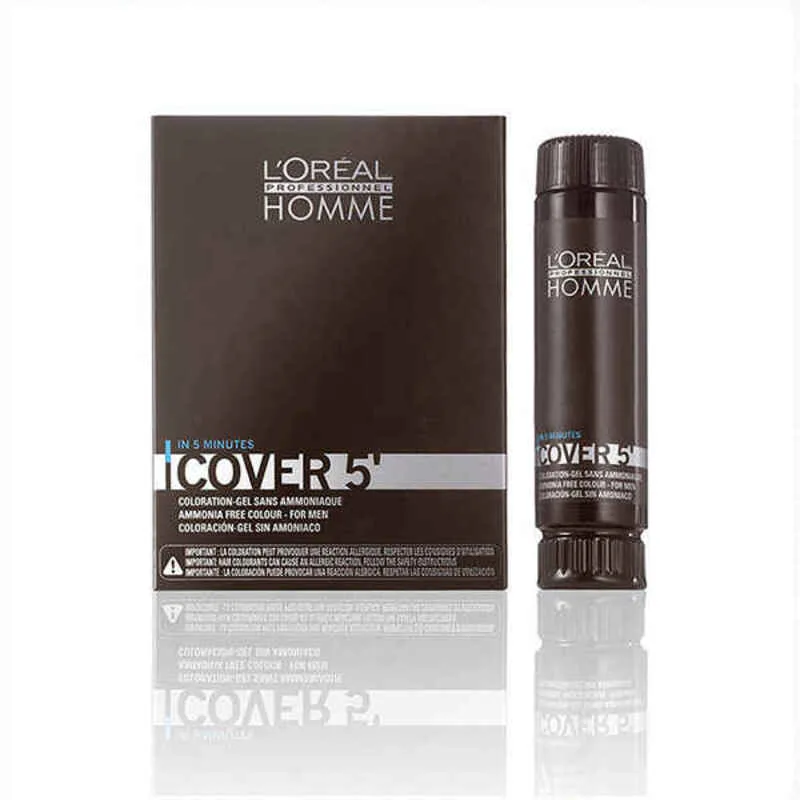 Vopsea semi-permanentă, L'Oreal Professionnel, Homme Cover Nº 5, set 3 x 50 ml Unknown — preț și oferte