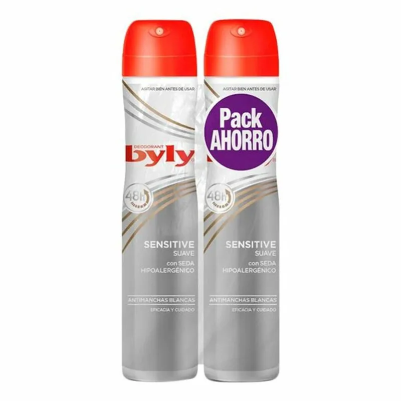 Spray deodorant, Byly, Sensitive Suave, 400 ml, 2 buc — preț și oferte
