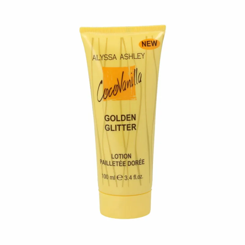 Lotiune de corp, Alyssa Ashley, 463, cocos-vanilie, glitter auriu, 100 ml — preț și oferte