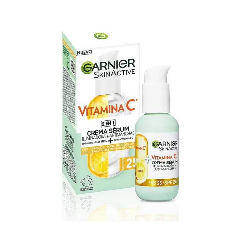 Cremă-Ser Garnier Skinactive, Vitamina C, SPF 25, 50 ml — preț și oferte