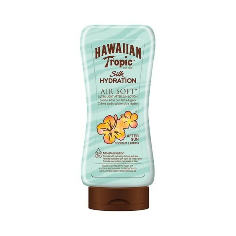 Lapte după plajă, Hawaiian Tropic, Ultra Light, nucă de cocos și papaya, 180 ml — preț și oferte
