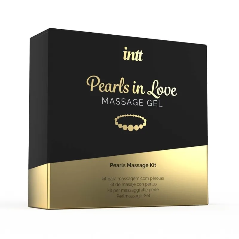 Set masaj, Intt, Pearls In Love, silicon, alb — preț și oferte