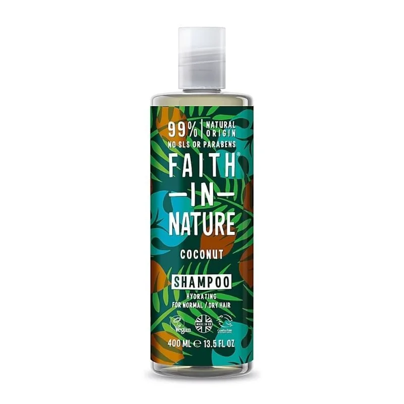 Faith in Nature Sampon natural hidratant cu Cocos, 400 ml — preț și oferte