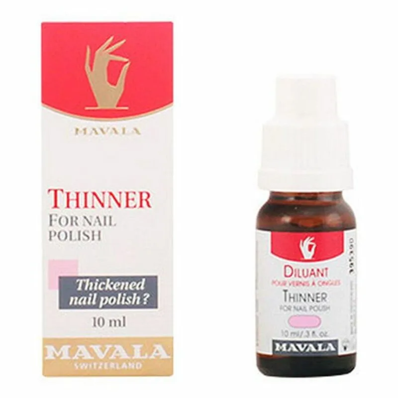 Subțietor lac unghii, Mavala, 10 ml, transparent — preț și oferte