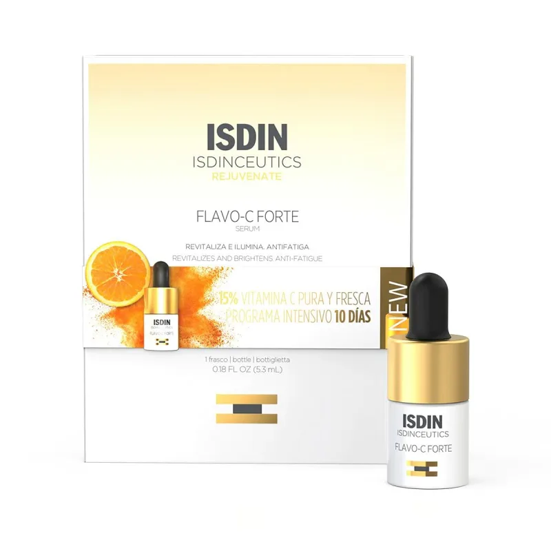 Ser anti-îmbătrânire ISDIN Isdinceutics Flavo-C Forte, revitalizant, 5,3 ml — preț și oferte