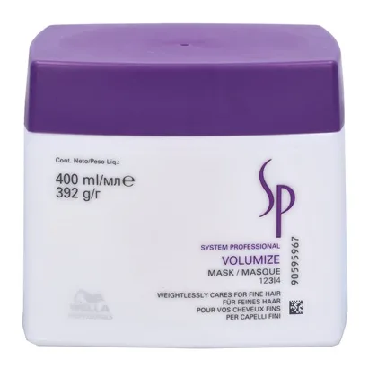 Mască de păr Volumize, System Professional, 400 ml, pentru volum — preț și oferte
