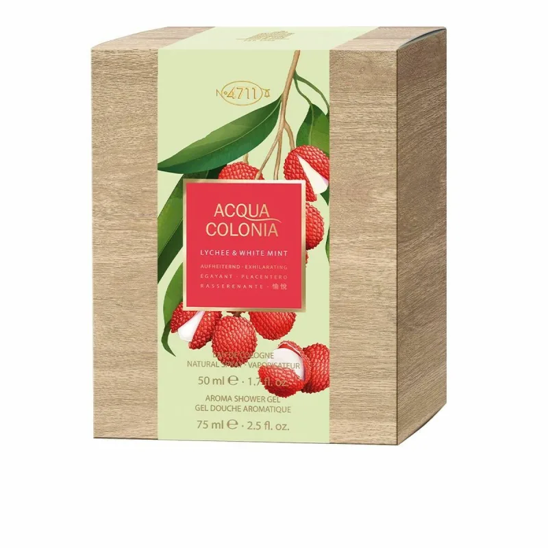 Set de parfumuri unisex, Acqua Colonia, 4711, mentă, litchi, 2 piese — preț și oferte