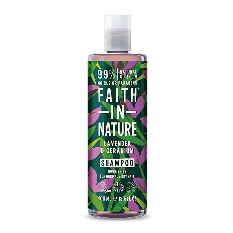 Faith in Nature Sampon natural nutritiv cu lavanda si muscata, 400 ml — preț și oferte