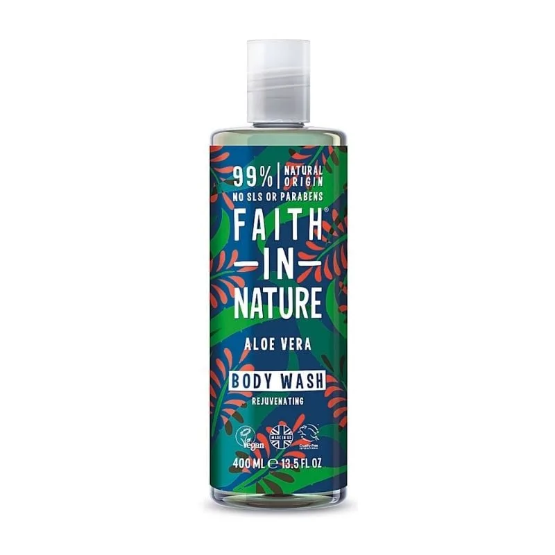 Faith in Nature Gel de dus reparator cu Aloe vera, 400 ml — preț și oferte