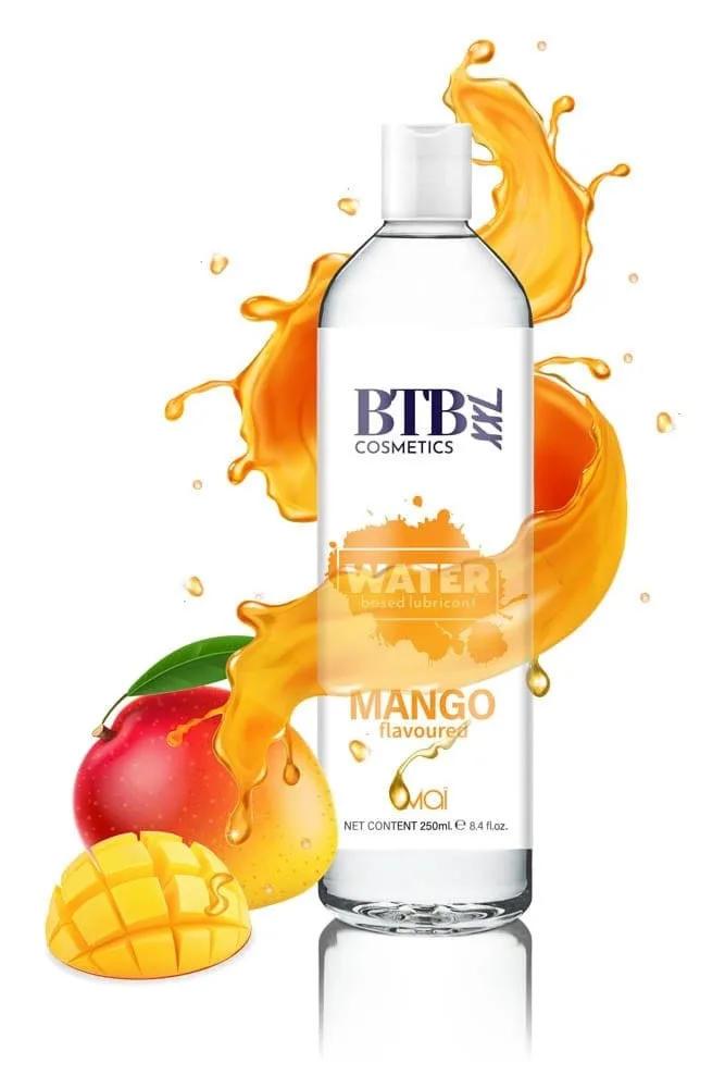 Lubrifiant pe bază de apă, BTB Cosmetics, 250ml, aromă de mango — preț și oferte