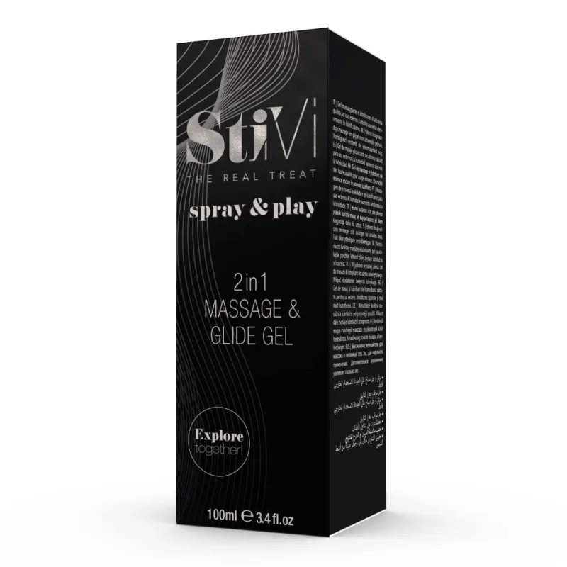 Gel masaj și lubrifiant 2în1, StiVi, 100ml, incolor — preț și oferte
