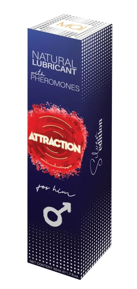 Lubrifiant, Mai Attraction, cu feromoni, pentru bărbați, 50 ml — preț și oferte