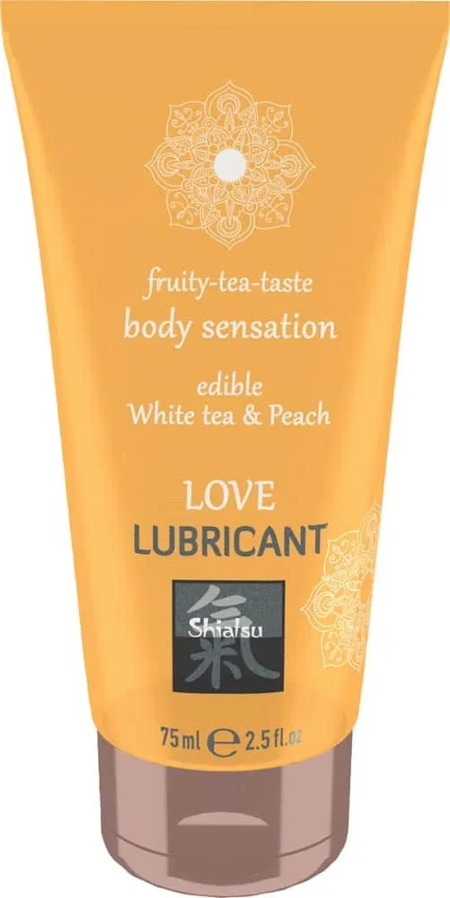 Lubrifiant, Shiatsu, Love, ceai alb și piersică, 75ml — preț și oferte