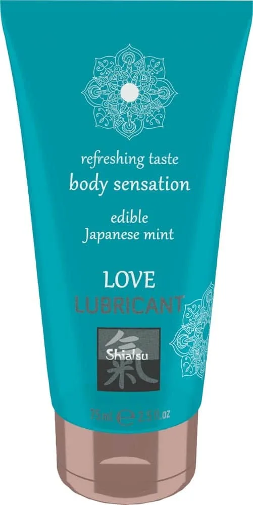 Lubrifiant comestibil, Shiatsu, Japanese Mint, 75ml — preț și oferte