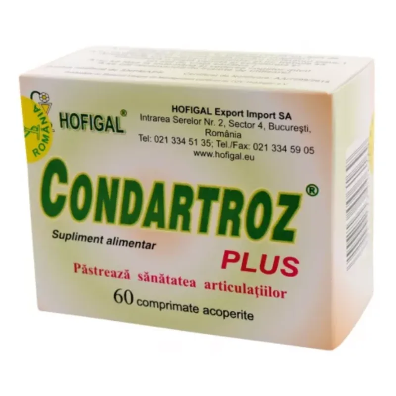 Condartroz Plus, 60 comprimate, Hofigal — preț și oferte